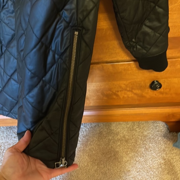 COPY - Madewell jacket. Black quilted size S - Picture 3 of 6